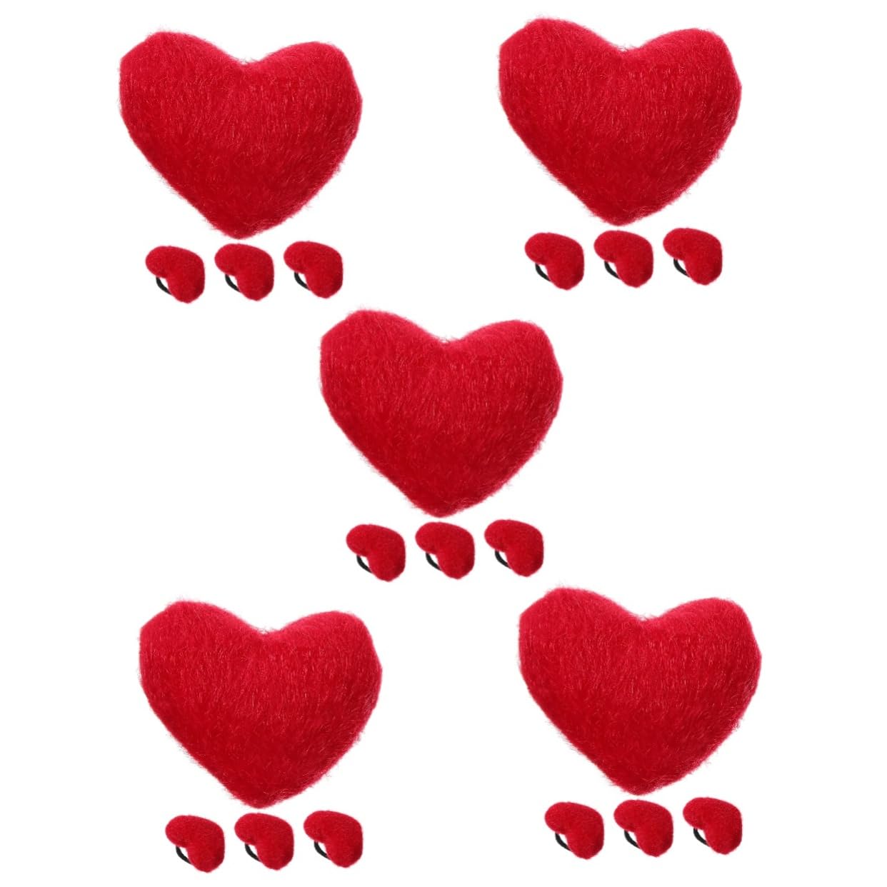 STOBOK 20piezas Alfiletero Reutilizable Forma De Corazón Para Coser Accesorio Práctico y Compacto Para Agujas y Alfileres Casa Para Costura y Manualidades