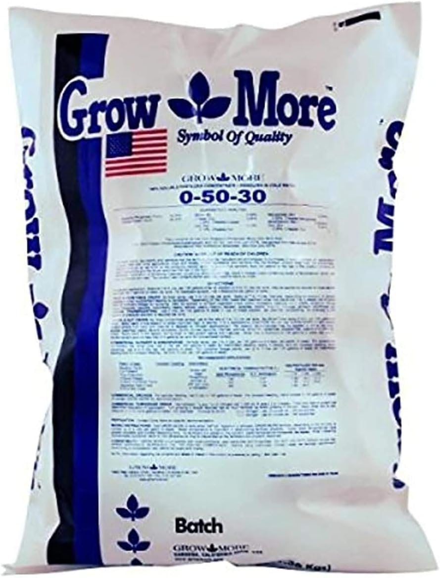 Grow More 0-50-30 Fertilizante 25 lb