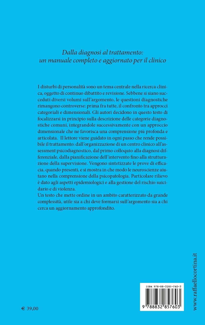 Manuale dei disturbi di personalità. Storia, diagnosi, modelli clinici