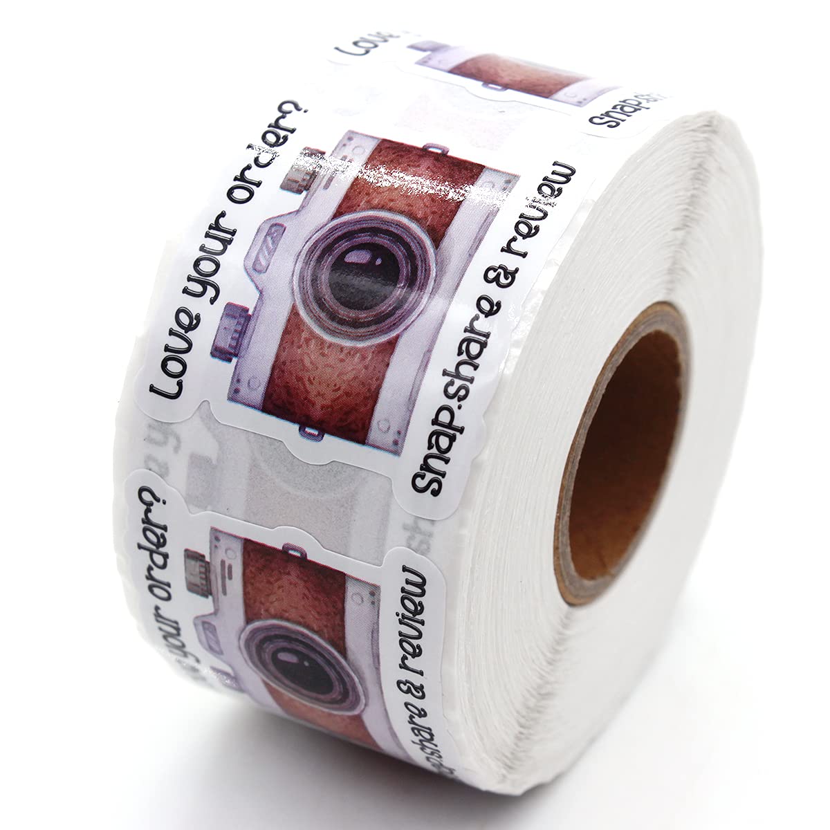 Love Your Order Sticker,Snap Share and Review Small Business Stickers,Review Stickers for Small Businee Shipping Mail Package Packing 500 PCS