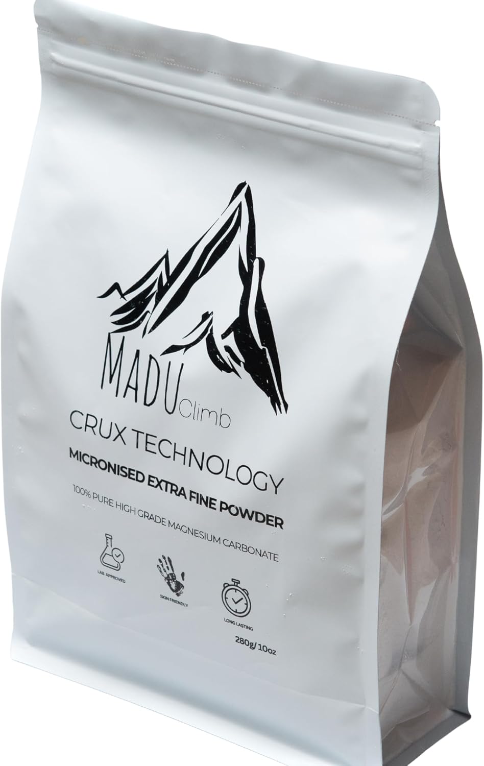 Madu Climb Premium Climbing Chalk – 100% Pure Magnesium Carbonate for Maximum Grip – No Fillers – Long-Lasting Performance for Bouldering, Sport Climbing, Gym & Training