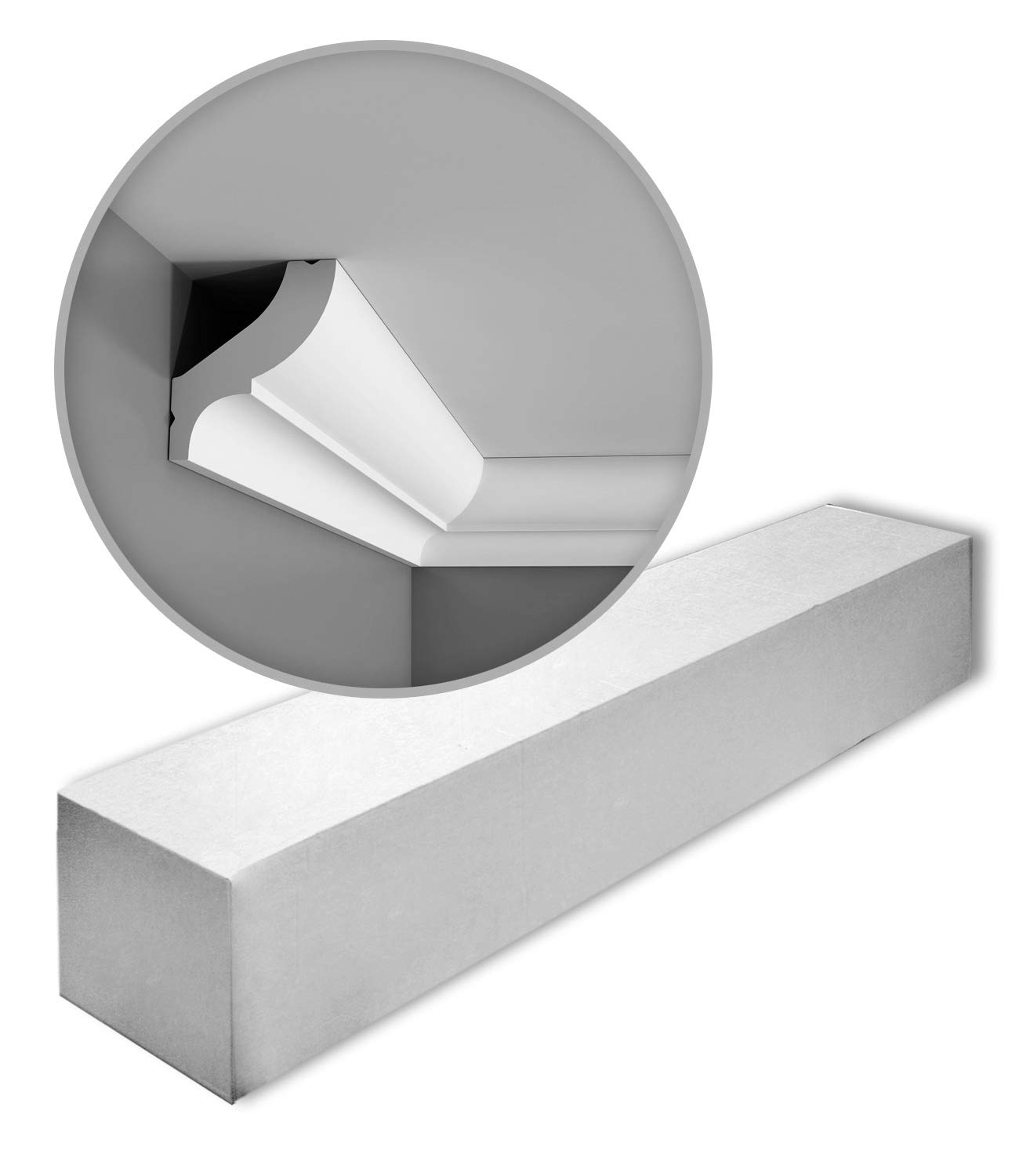 Orac Decor Cb502 Basixx 1 Box 10 Pieces Cornices Mouldings | 20 M 4250691763272