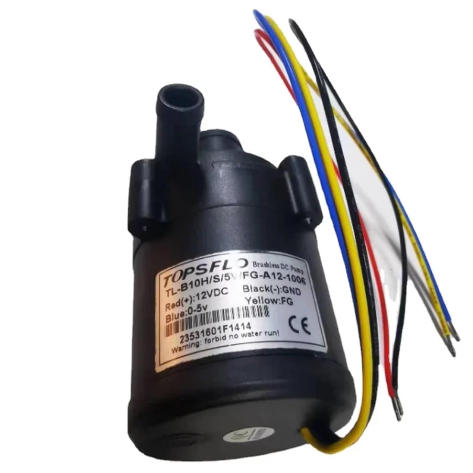 Minibomba de agua sumergible sin escobillas de 12 V CC, pequeña, con impulsor centrífugo, gran caudal, regulación de velocidad PWM