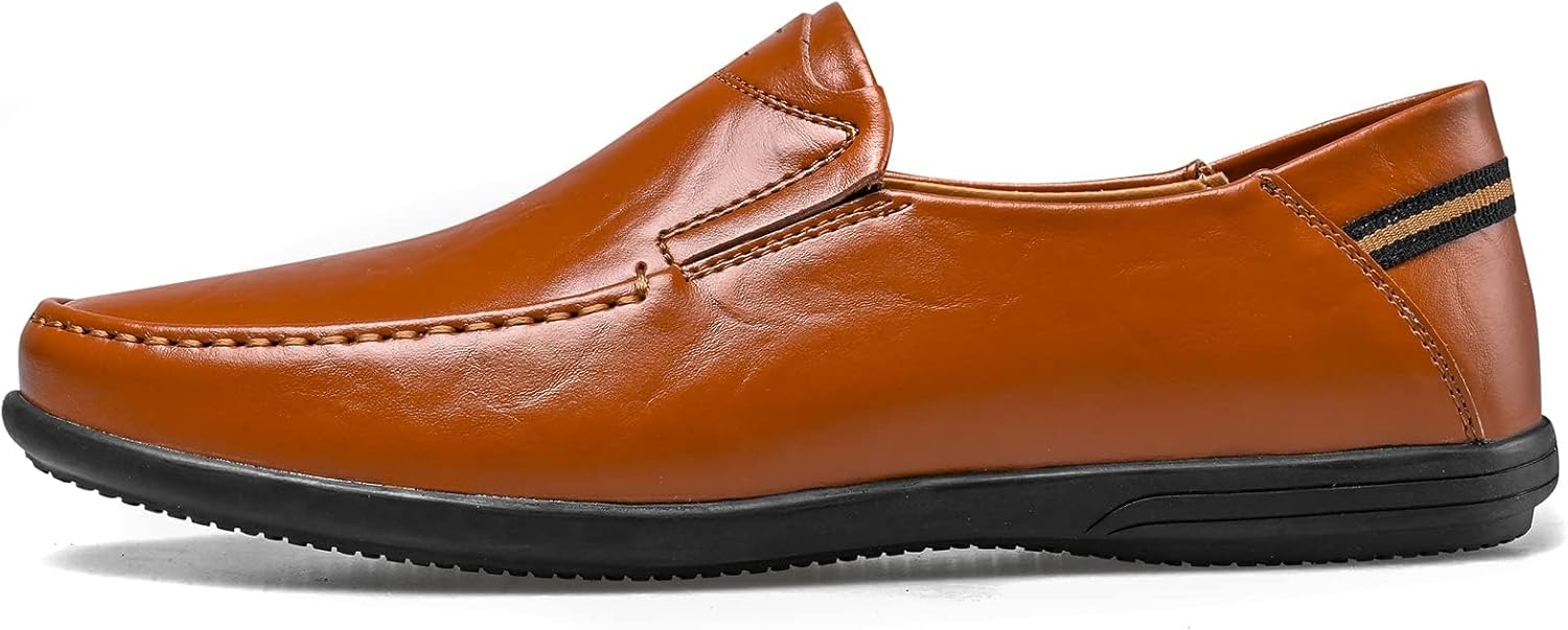 Loafer Premium Genuine Leather Men's Casual Shoes Slip On Mens Driving Penny Loafers for Men Lightweight Breathable - Image 8