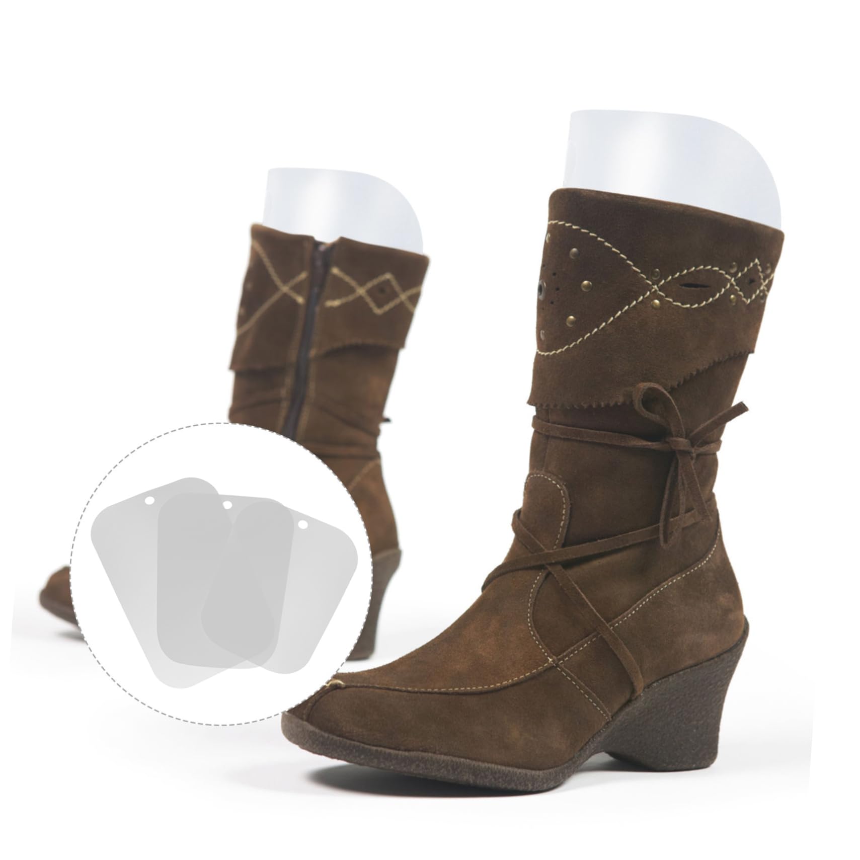 4 paia di stivali, per stivali, da donna, per stivali, da uomo, per stivali, per scarpe, accessori