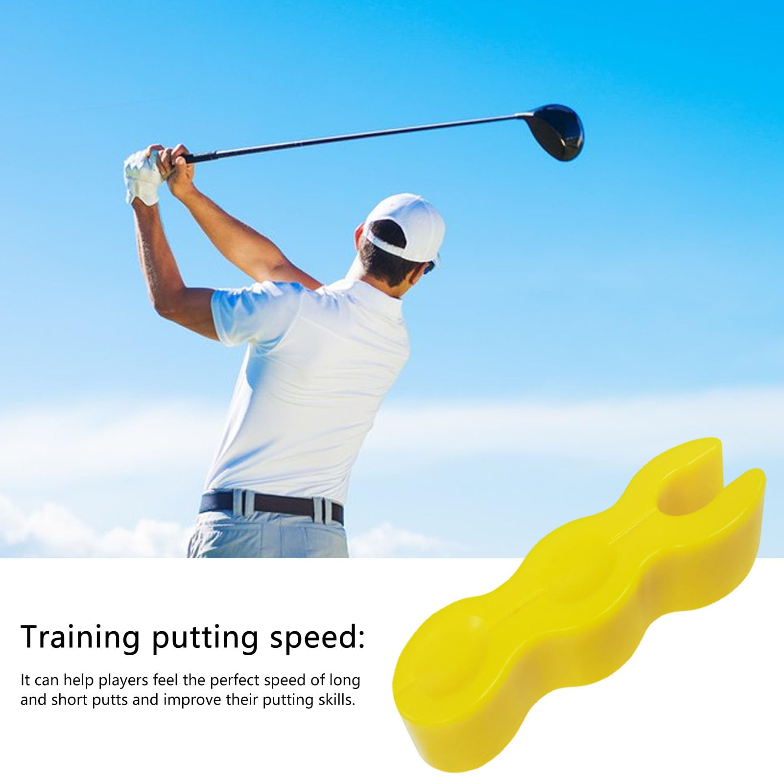 Golf-Putt-Trainer, Golf-Putter-Balancer, Golf-Putter-Haltungskorrektur, tragbares Golf-Balance-Werkzeug, Trainingsgerät für Golfer