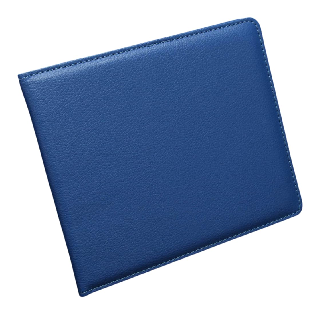 Chereda PU Leather Disabled Badge Holder Wallet,Blue Badge Timer Holder Protector Hologram Safe,Disability Parking Permit Accessory for Cars, Vans & Bikes (Blue)