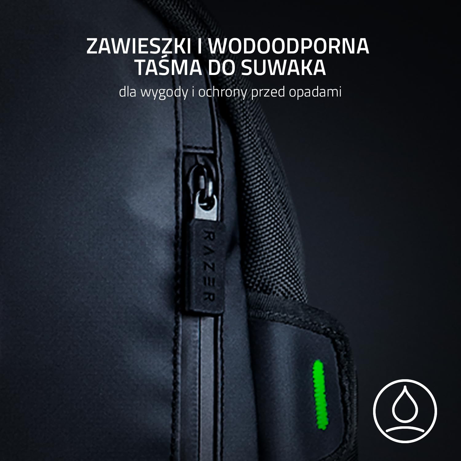 Razer Rogue V3 Backpack (13.3") Black Edition - Kompaktowy plecak podróżny (przegroda na laptopa do 13 cali, odporna na ścieranie, poliestrowa powłoka zewnętrzna) Czarny