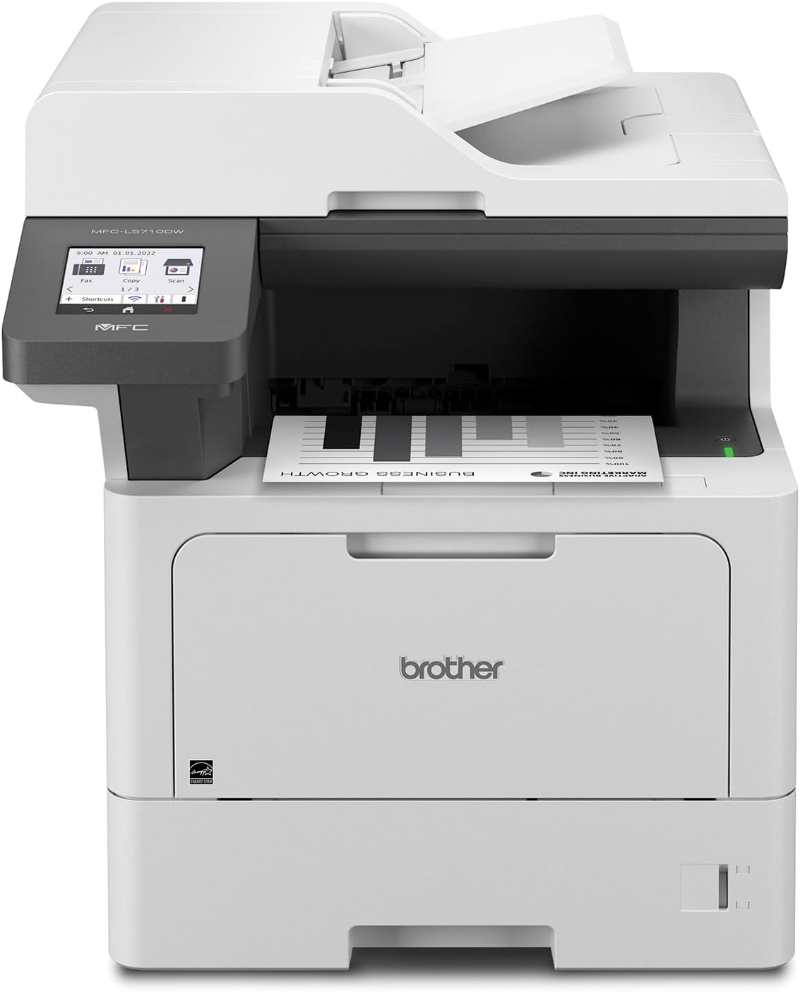 MFC-L5710DW Business Monochrome Laser All-in-One Printer with Wireless Networking and Duplex Print, Scan, and Copy (Renewed Premium)