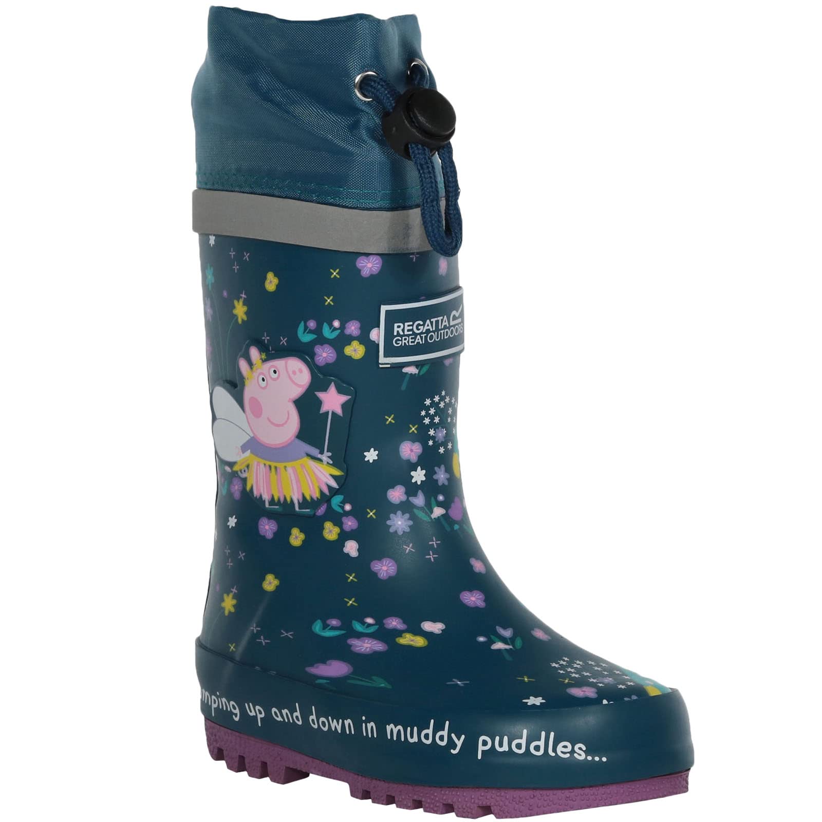 Regatta  Kids  ' Splash Wellies in Size C11, Sports Direct