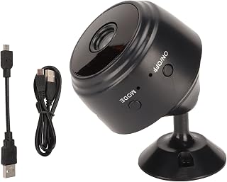 knitting machine Mini Security Camera, 720p HD Lens, Wireless Mini Camera, Six Lamps, Wifi Wireless Video Camera, App Remote Viewing, 300mAh Mini Body Camera