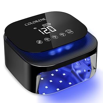 Amazon | コードレス UV LED ネイルランプ、60W 充電式ネイル
