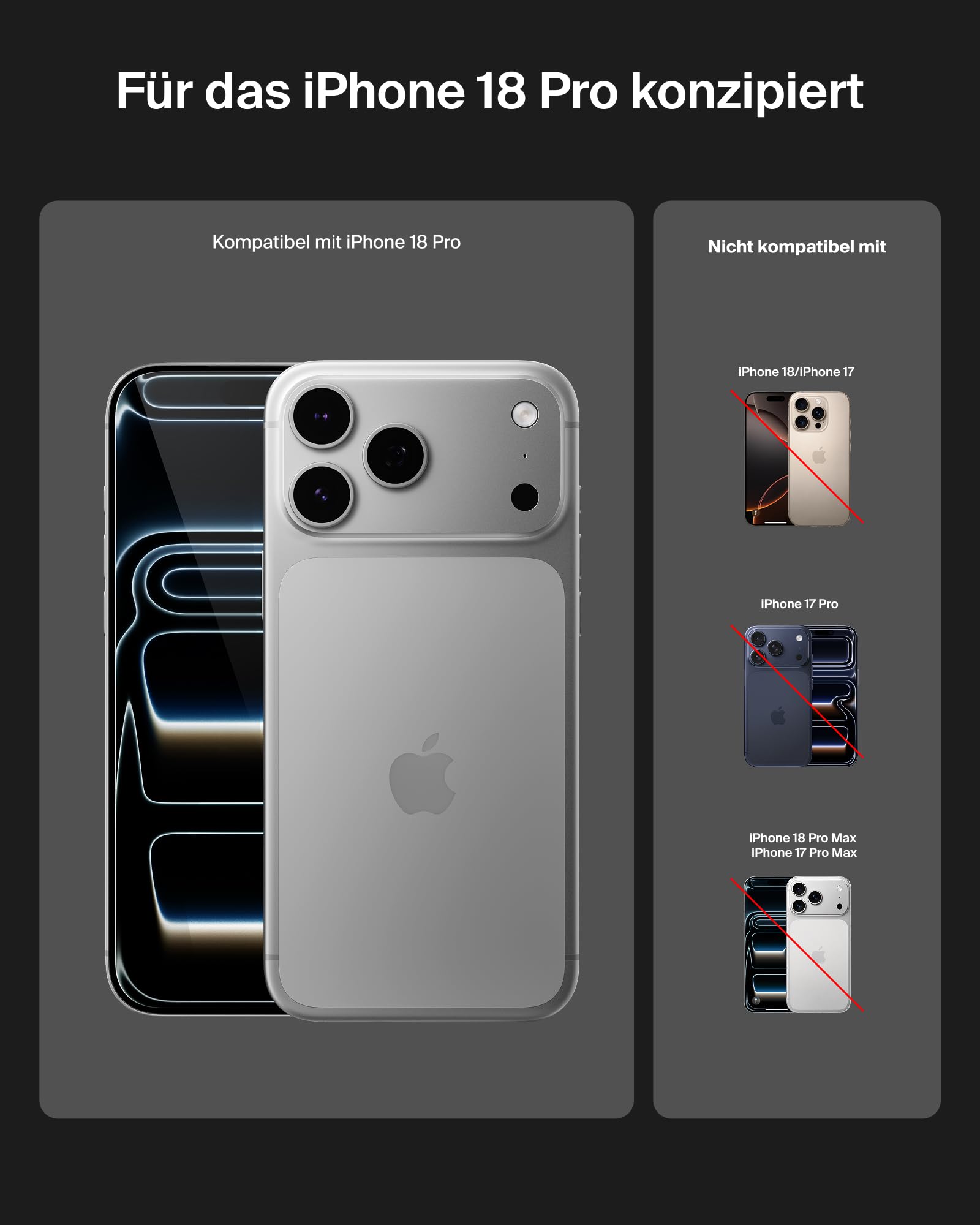 Belkin Titan SmartShield Pro Helle Schutzfolie für iPhone 18 Pro