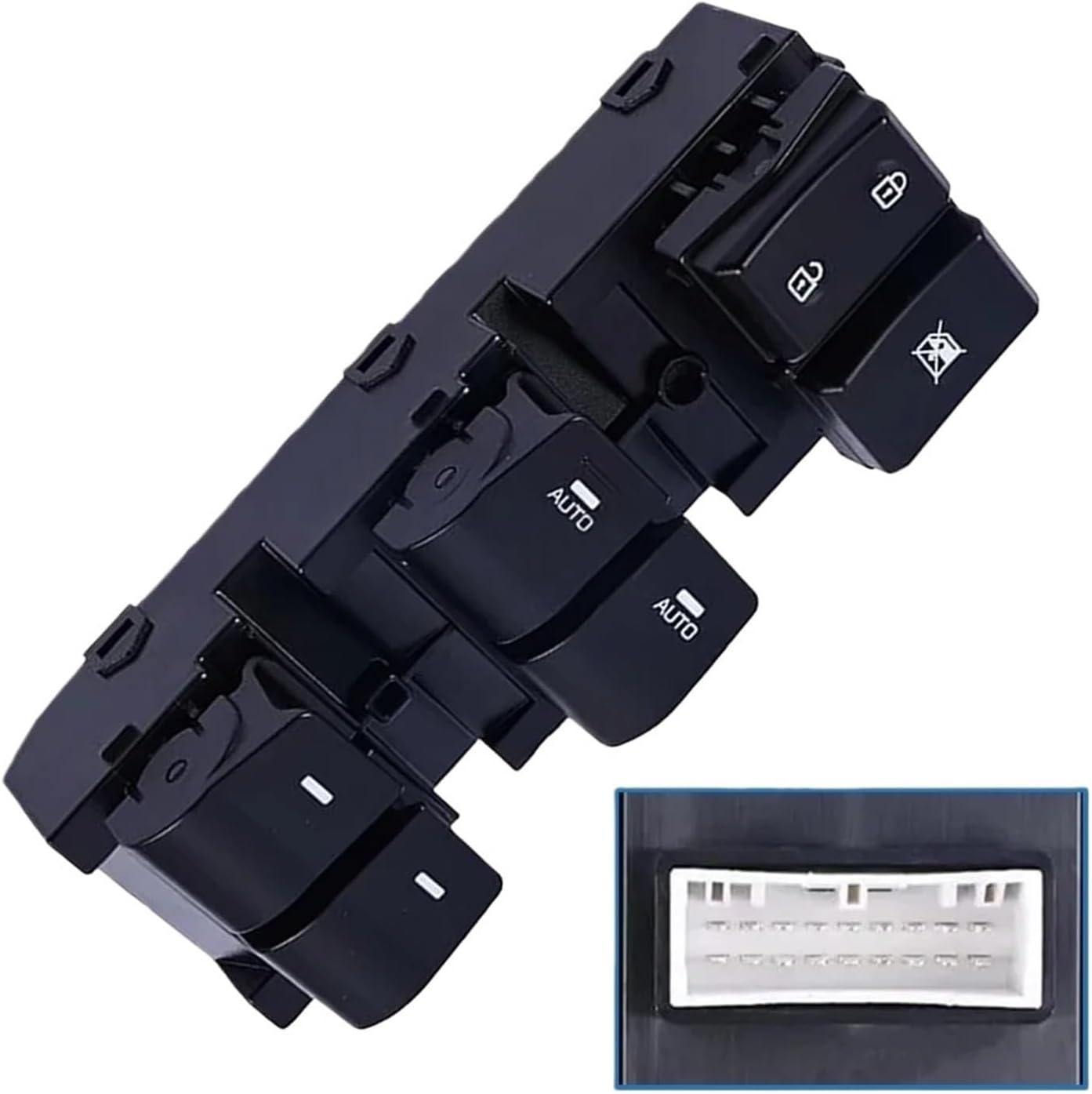 Electric Power Window Switch Car Button Left Driver Side Compatible with Hyundai Ioniq 2017 2018 2019 2020 2021 93570-G2020 Car Accessories