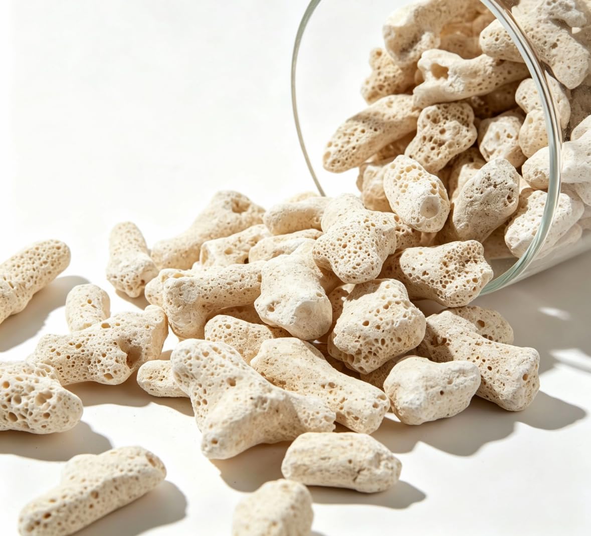 500g Crushed Coral Aquarium Filter Media, Natural pH Buffer Supports pH