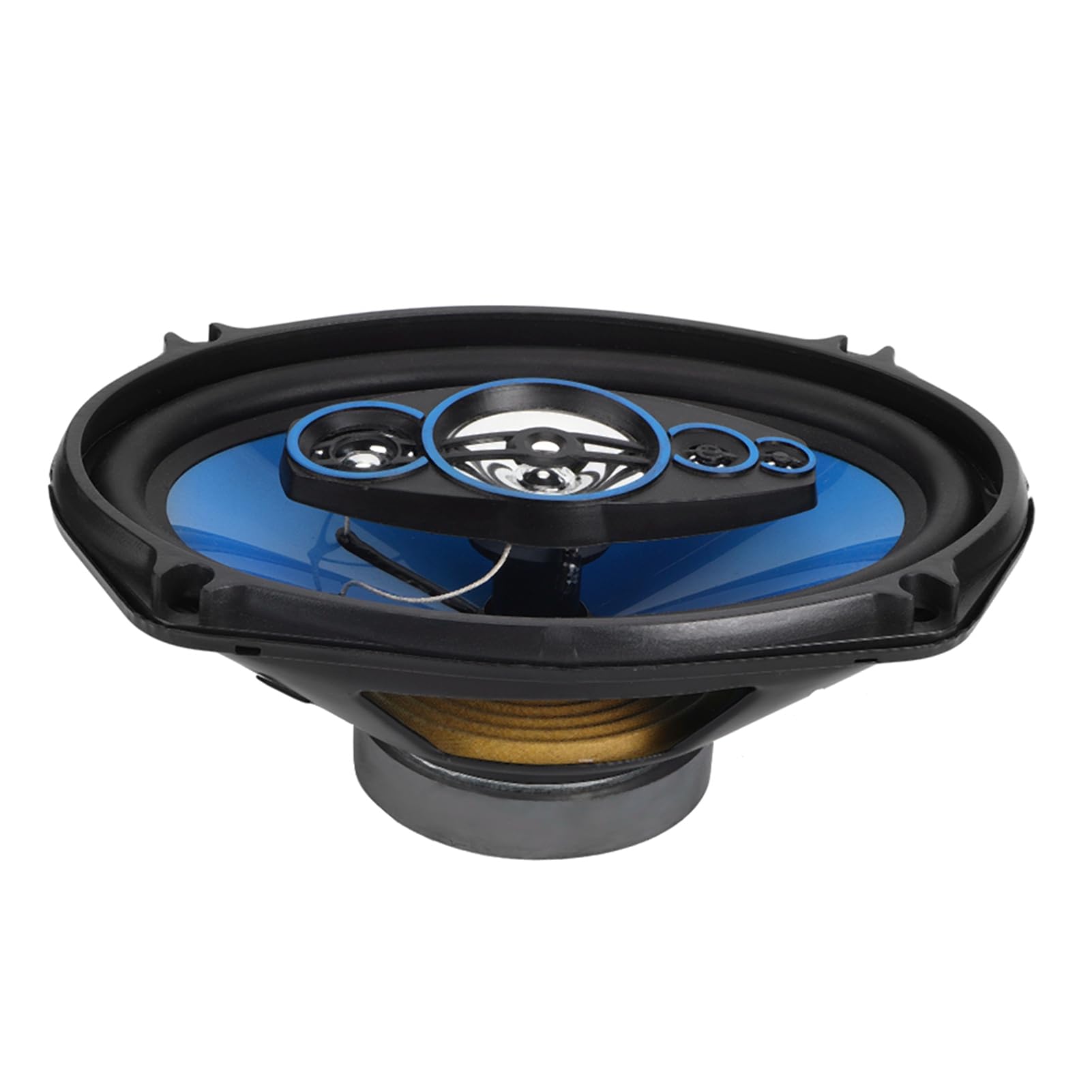 Tnfeeon Altoparlanti per Auto 6x9 Coppia Altoparlanti Audio per Auto Coassiali Picco da 1000 W Surround in Gomma PE Ad Alta sensibilità per Aggiornamento Stereo del Pannello del Bagagliaio della