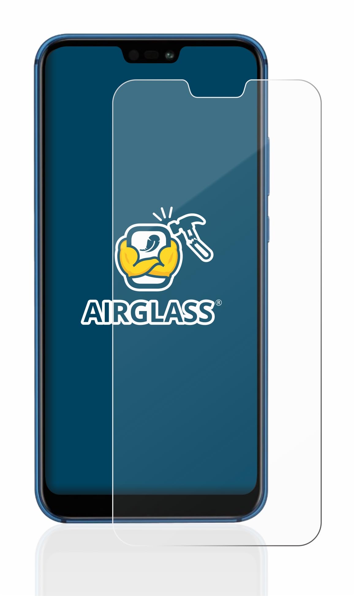 Brotect Pellicola In Vetro 9H Per Huawei Mate 20 Lite, Trasparente, AirGlass, Made In Germany - 2