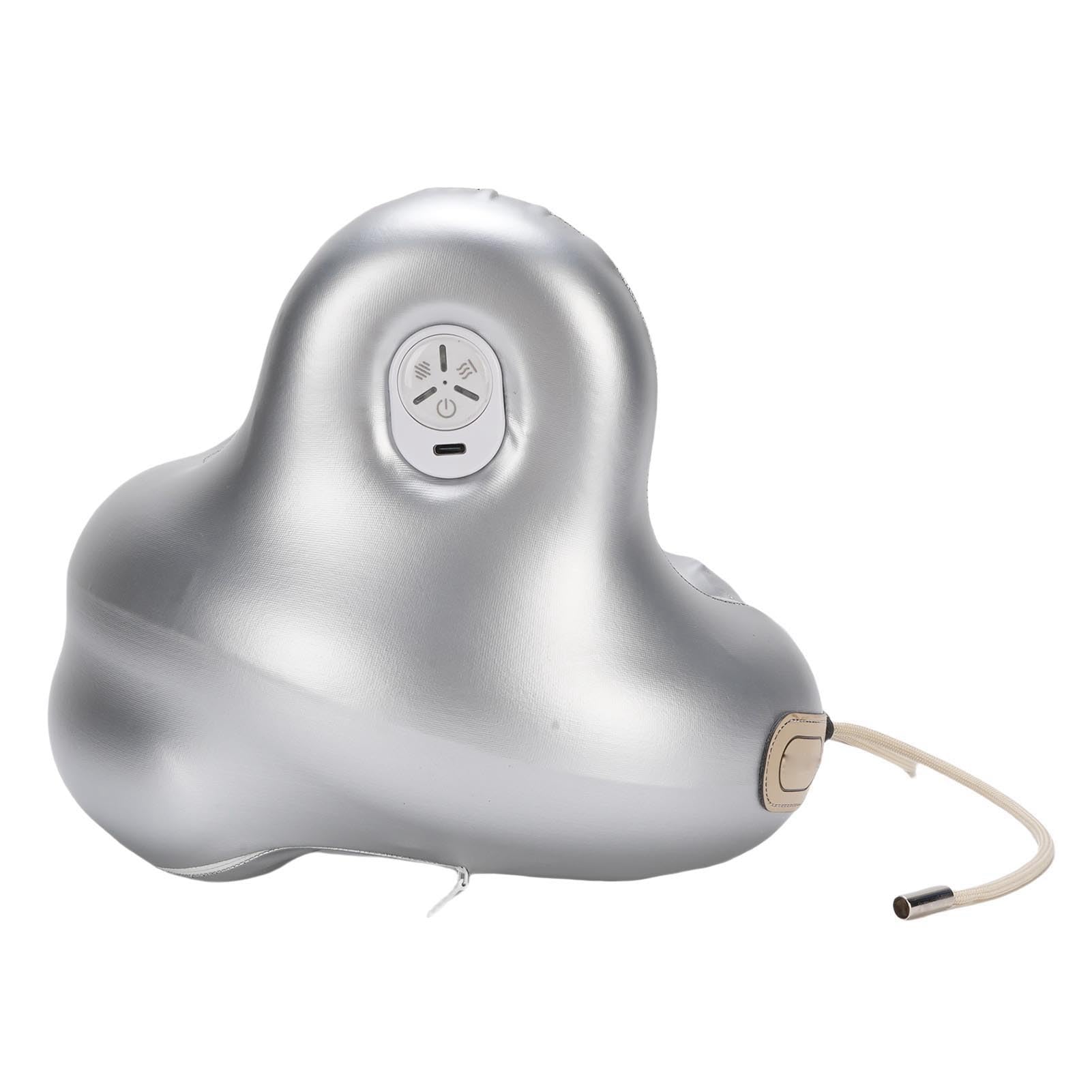 GOWENIC Cuscino da Viaggio per Collo con Auricolare Bluetooth 5.2 Supporto per Collo a 360 Gradi per Famiglie e Voli, Riscaldamento Regolabile e Cuscinetti Auricolari Rimovibili per un Riposo