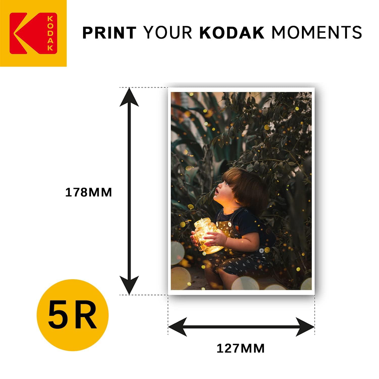 KODAK 9891175-20 vellen fotopapier 280 g/m², glanzend, formaat 13 x 18 cm, inkjetdruk