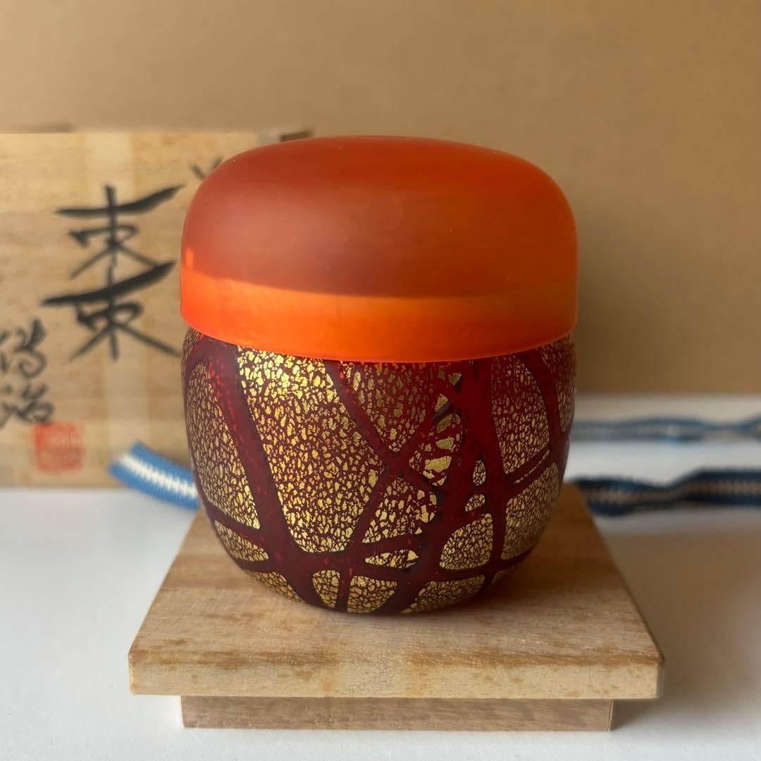 竹内傳治作　ガラスの棗 Amazon.co.jp: 竹内傳治作 ガラスの棗 高さ7.5cm : おもちゃ