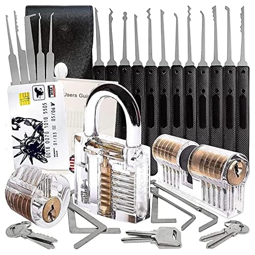 Brass Padlock Lock Set with Stainless Steel Key for Home Maintenance Rustproof 3 Kit Pick
