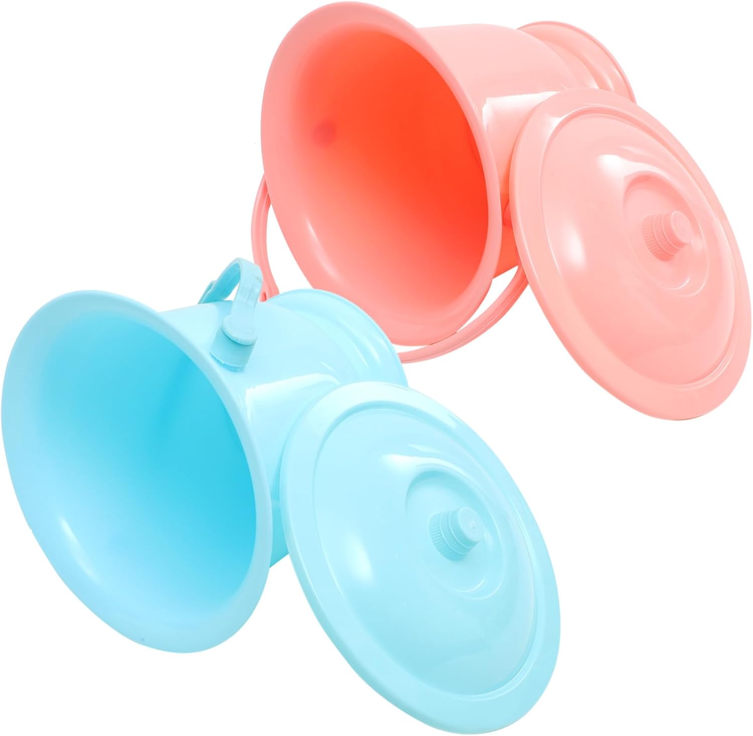 2pcs Professional Urinal for Men Portable Potty Bucket Lid for Camping Boys Potty Training Toilet Adult Decorative Spittoon Handheld for Household Use and Nighttime