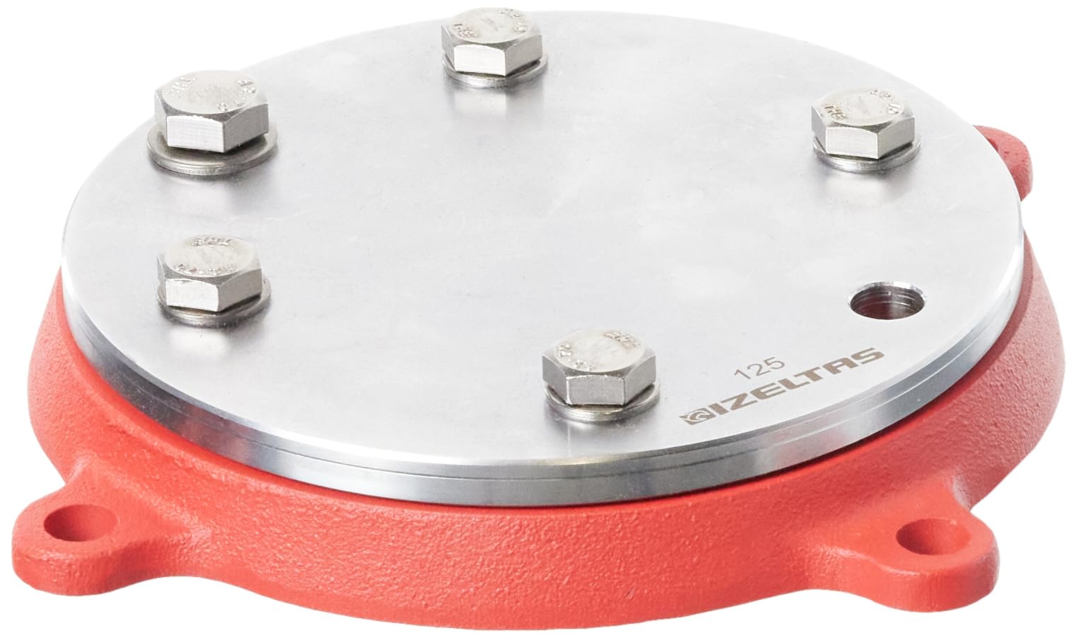 İzeltaş 7401300125 Sabit Mengene Altlığı, Kırmızı, 125 Mm