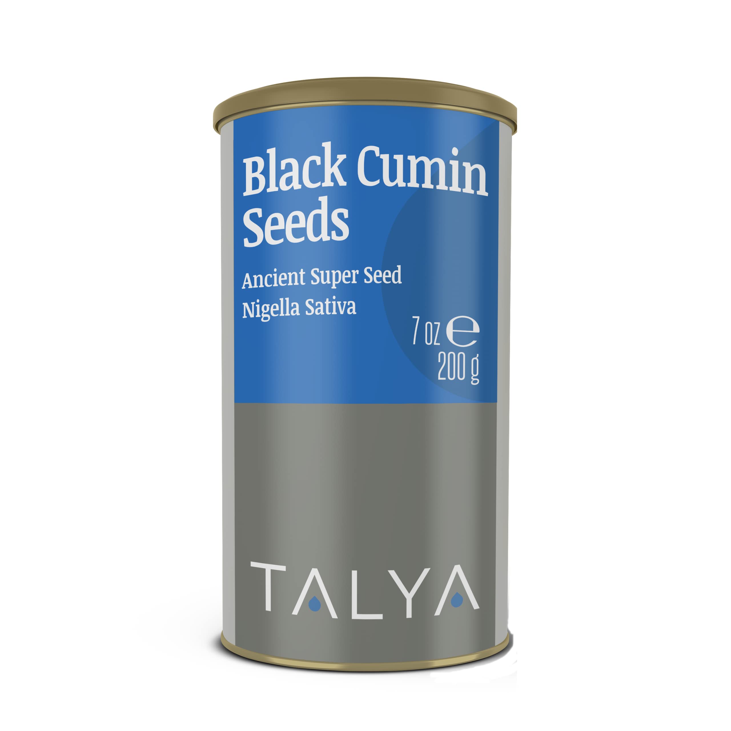 TALYA Black Cumin Seeds 7 oz (200 g) - Premium Quality Ancient Super Seed, Nigella Sativa, Immune Support, High Thymoquinone, Gluten Free, Non-GMO, Vegan