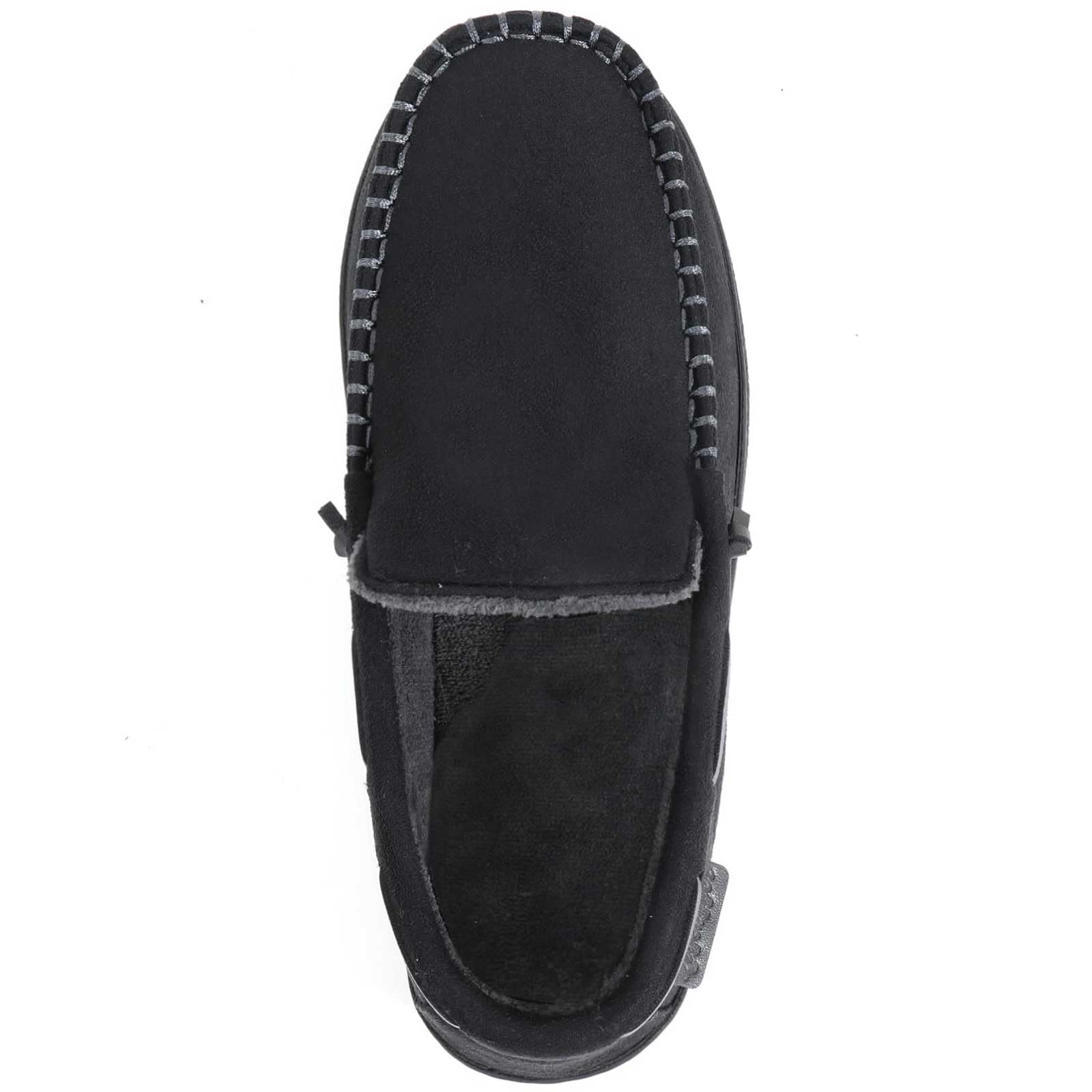 Zigzagger Pantofole a mocassino da uomo in memory foam per interni ed esterni