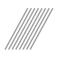 Vista 23 de uxcell Varilla redonda sólida de acero inoxidable 304 de 0.197 in x 5.906 in para manualidades de bricolaje - 10 piezas