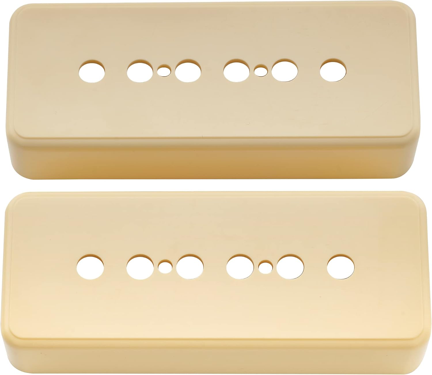 Musiclily Pro Plastic 50mm P90 Soapbar Guitar Pickup Covers, Black 2 Pcs image 5