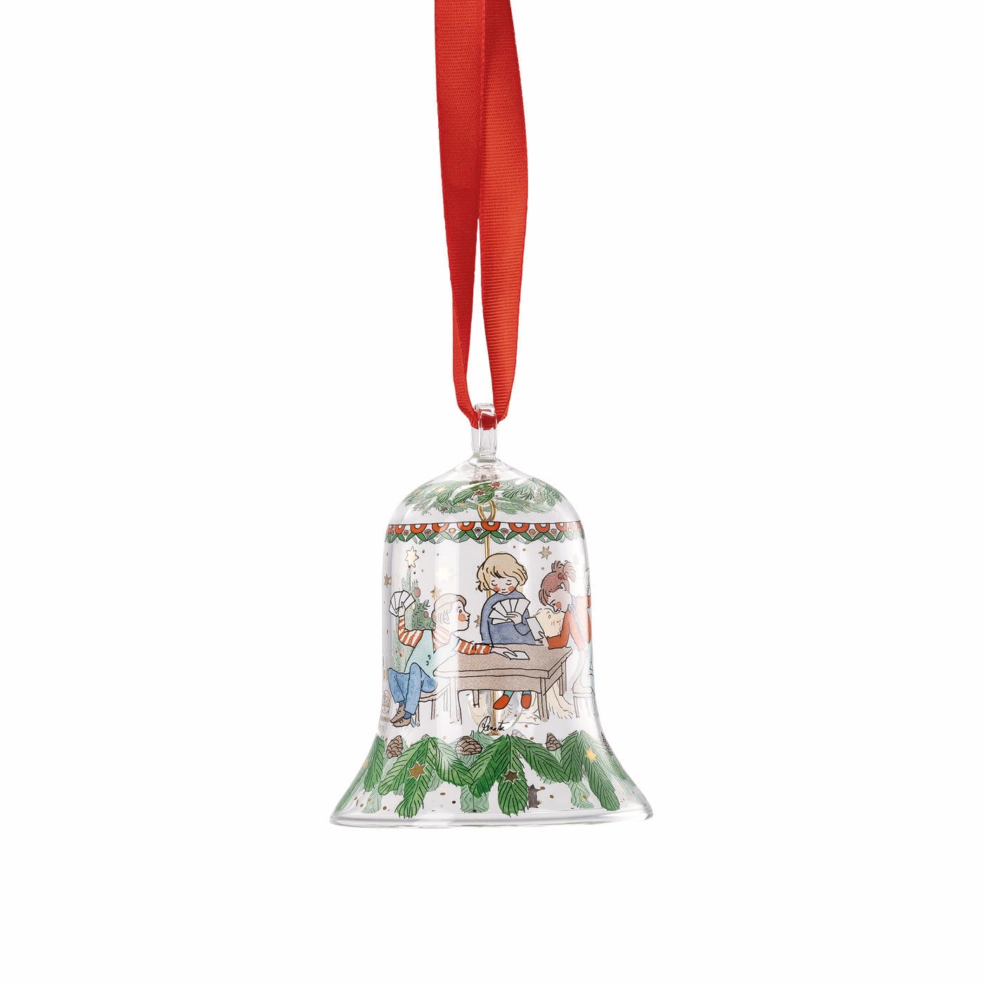 Cloche en Verre Hutschenreuther de 7 cm l'excellence de la tradition porcelainière de Noël