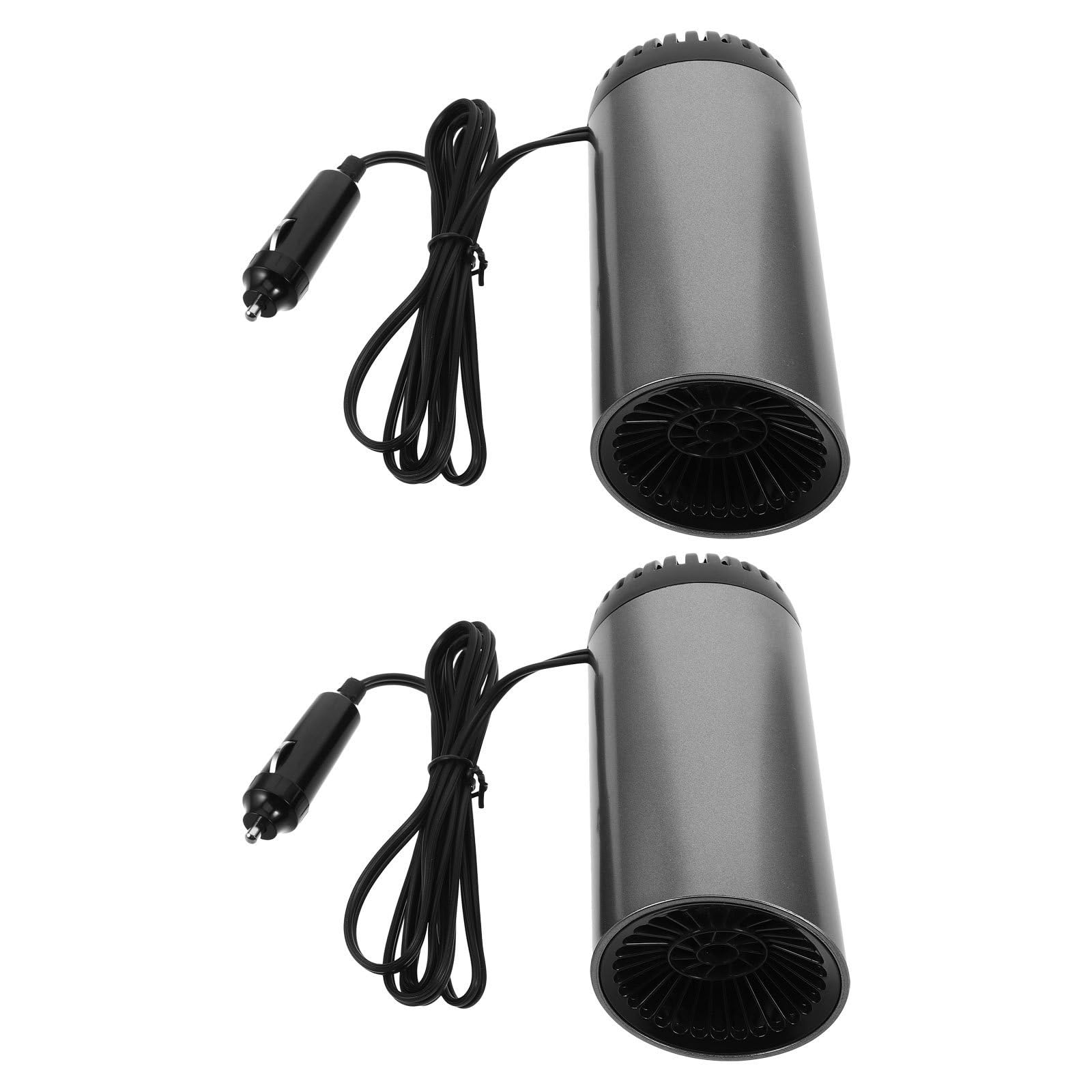 Tofficu 2 Piezas Calentador Portátil para Coche 12v con Diseño Reducido de Abs, Ventilador de Calefacción Rápido y Desempañador de Parabrisas Adecuado para Conducción en Invierno y