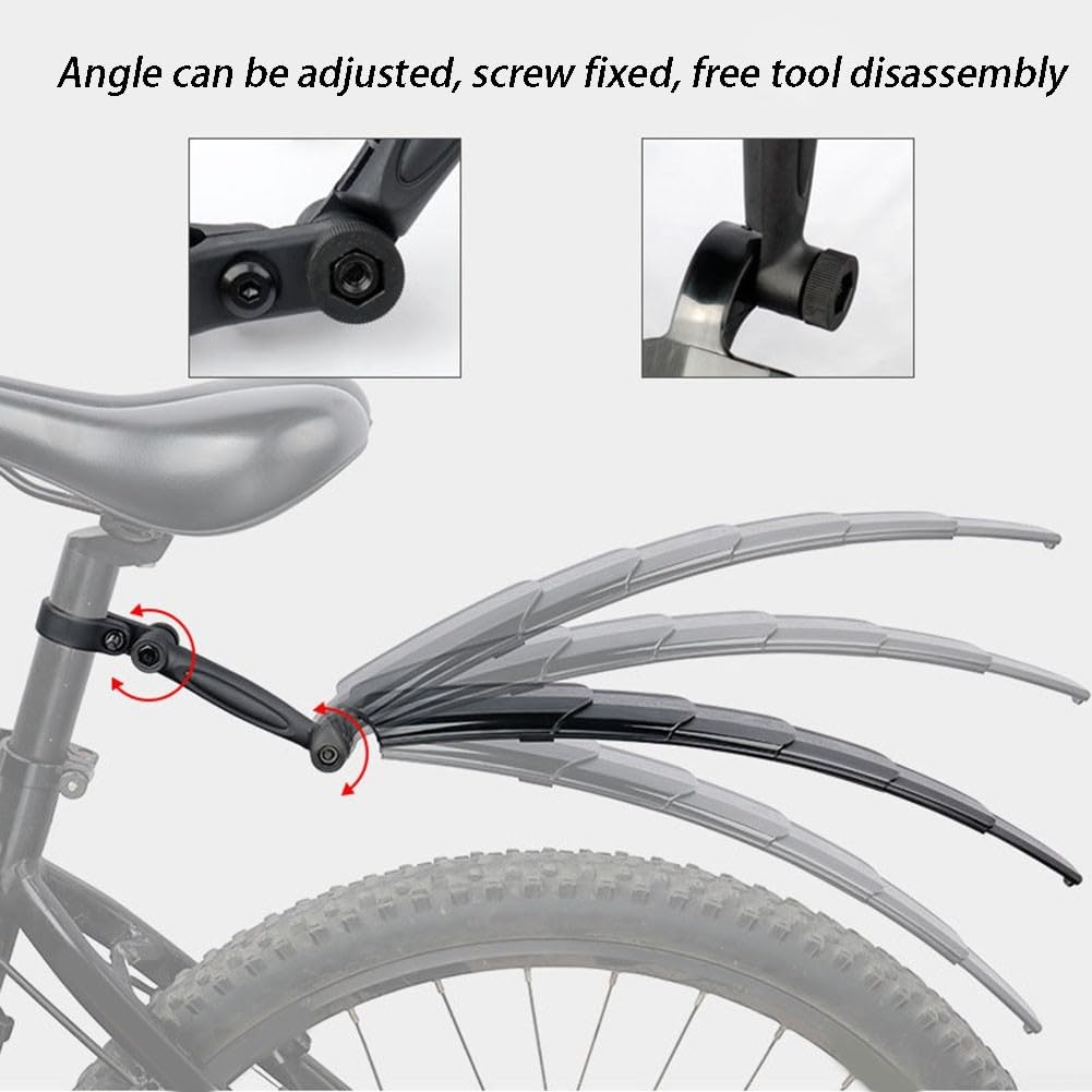 teleskop schutzblech Fahrrad-Schutzblech, 66.0 cm/69.8 cm einziehbares für Fender für Mountainbikes, tragbarer faltbarer Schutzblech, Regenschutz, MTB-Zubehör Alt andet 29 zoll schläuche Color:Grey polvere bedruckte Fleece Handschuhe Nürnberg
