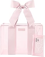 Case-Mate Jelly Tote Bag with Chic Bow, Waterproof Design, Touchscreen Phone Pouch - Beach & Travel Essential