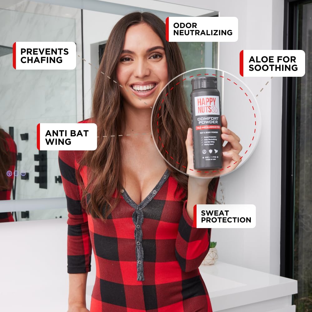 HAPPY NUTS Comfort Powder Anti Chafing & Deodorant