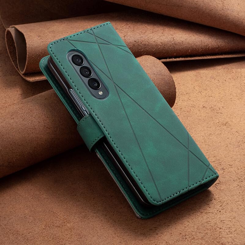Étui Galaxy Z Fold 4 vert résistant pour protéger l'écran pliable