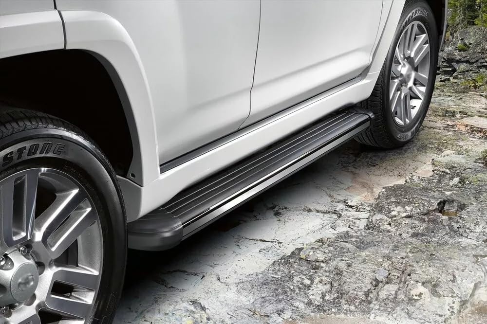 2PCS Fits for Side Steps T 4runner 2010 2011 2012 2013 2014 2015 2016 2017 2018 2019 2020 2021 Running Board Black Pedal Nerf Bar