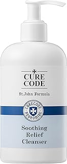 CURECODE Soothing Relief Cleanser (250ml) Gentle Foaming Action, Encourages Ceramide, All Skin Types, Microbiome Science, St. John Formula Soothes Sensitive & Dry skin, Strengthen and Repair Skin Barrier