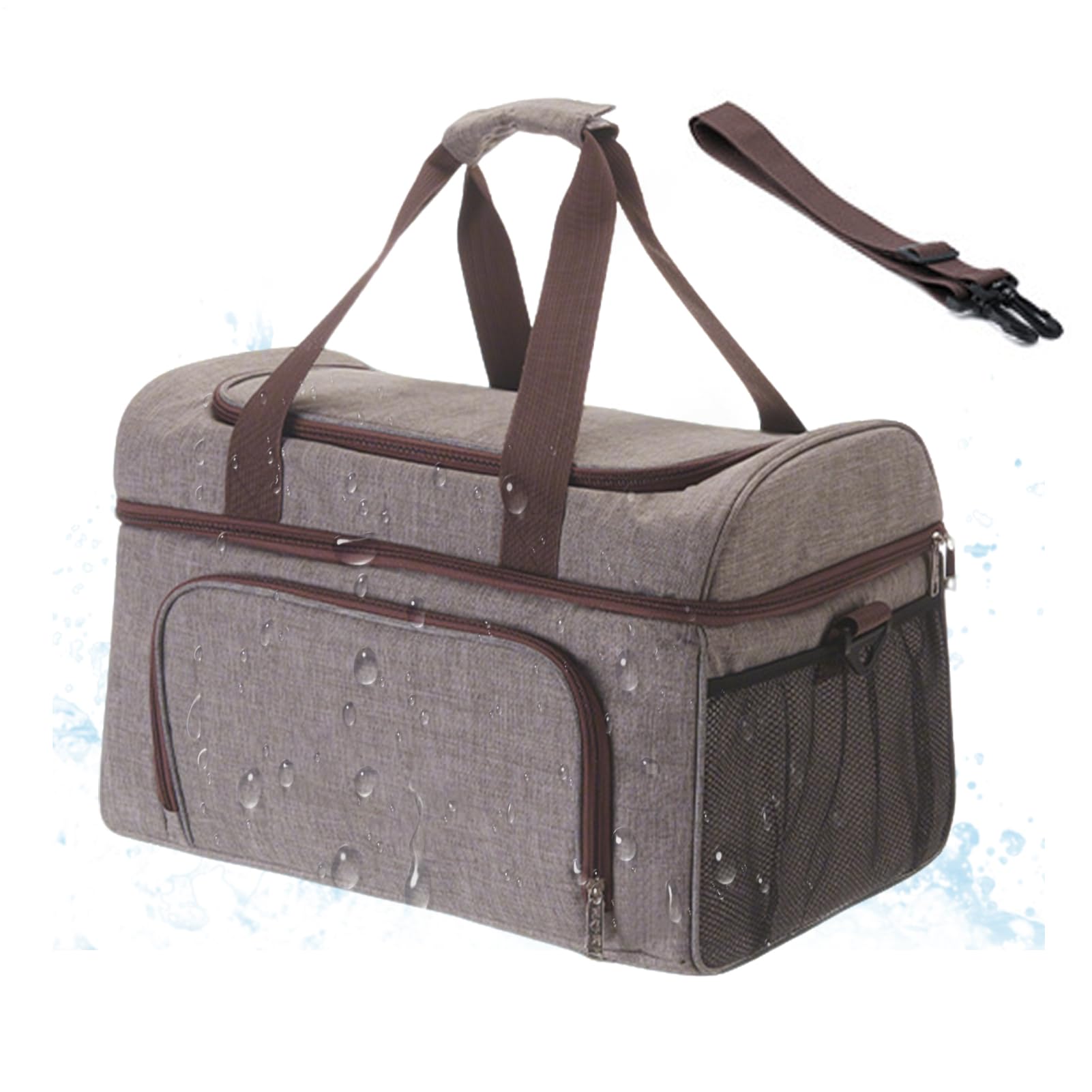 Bolsa isotérmica de 30 litros, impermeable flexible plegable | bolsa aislante impermeable – ideal para el almuerzo y la escuela, playa, comestibles, picnic, carreras