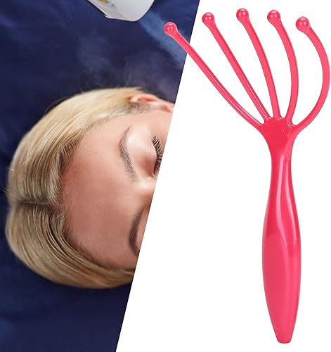 Miniatura 4 de Masajeador de cabeza, masajeador de mano de plástico para el cuero cabelludo para el crecimiento del cabello, rascador de cabeza, alivio del estrés,