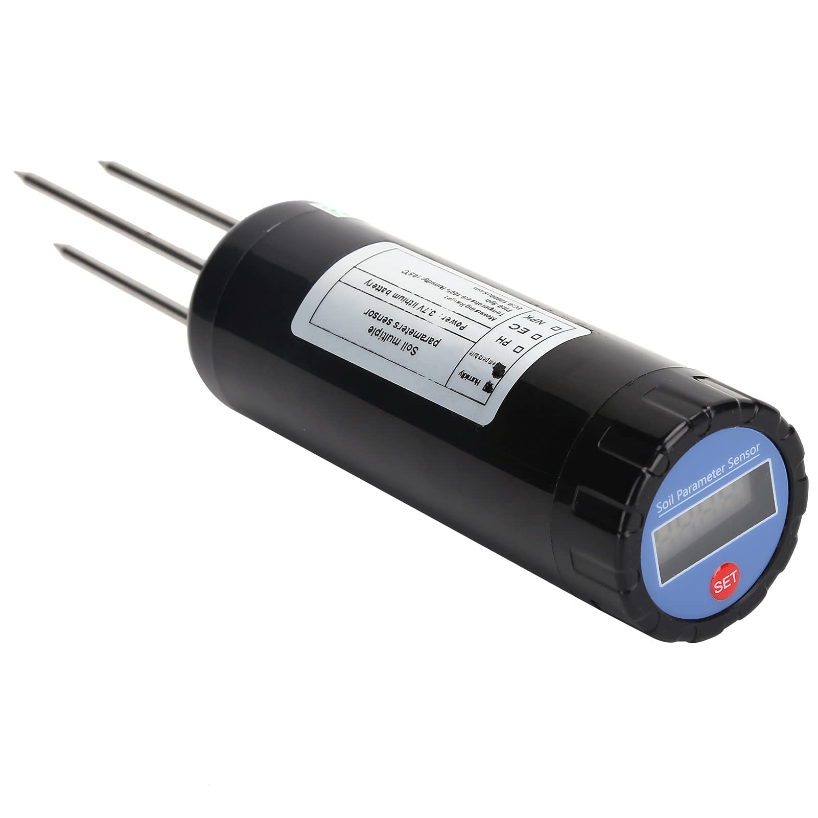 Probador de Suelo de 3 Sondas de Acero Inoxidable 304, Conductímetro de Humedad del Suelo de Alta Precisión para los Amantes de la Jardinería