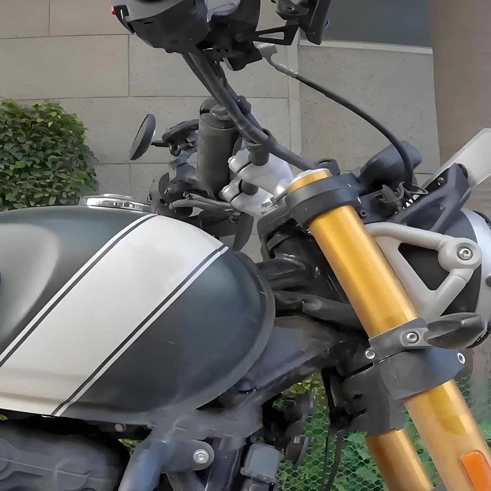 Accessori Per Moto Riser Manubrio Arretrati Di Alta Qualità Per Triumph Speed ​​400 Scrambler 400X Speed400 Scrambler400X 2024- Riser Manubrio Moto(Argento)