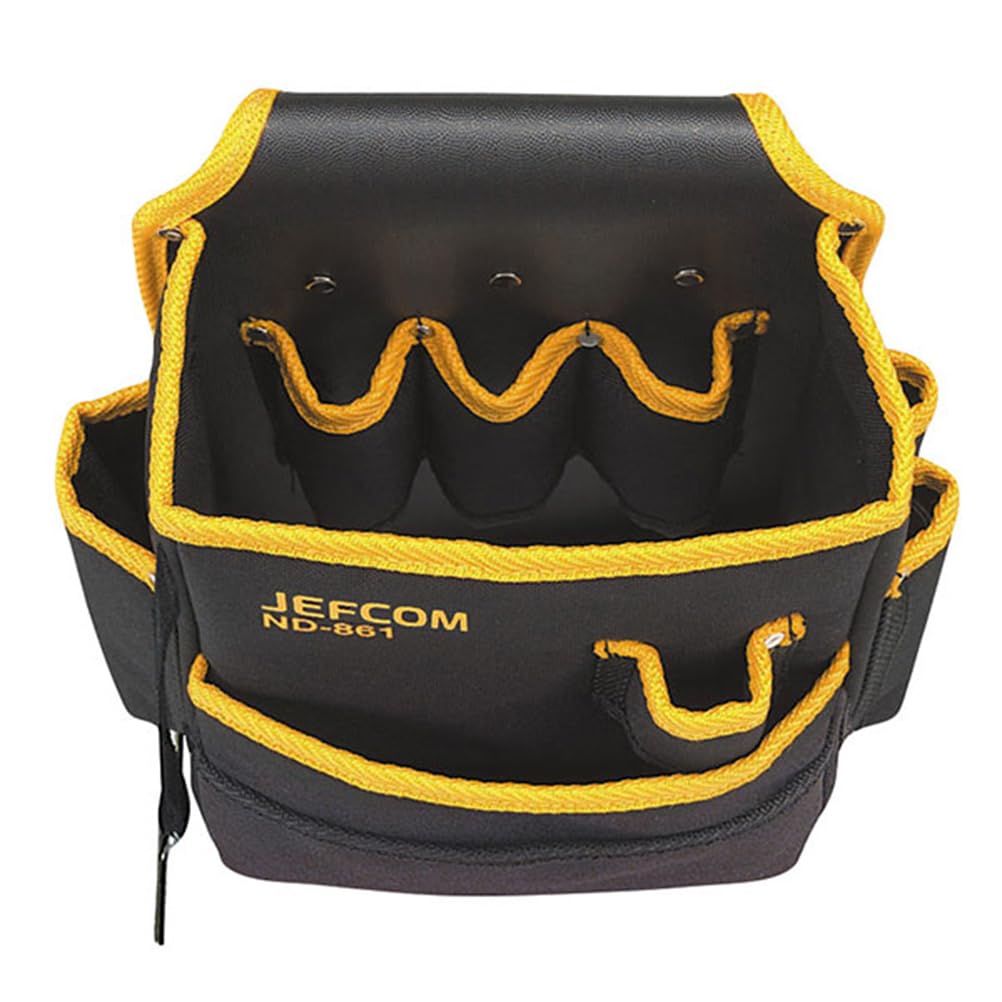 Amazon | デンサン 電工キャンバスハイポーチ ND-861 | 腰袋・釘袋