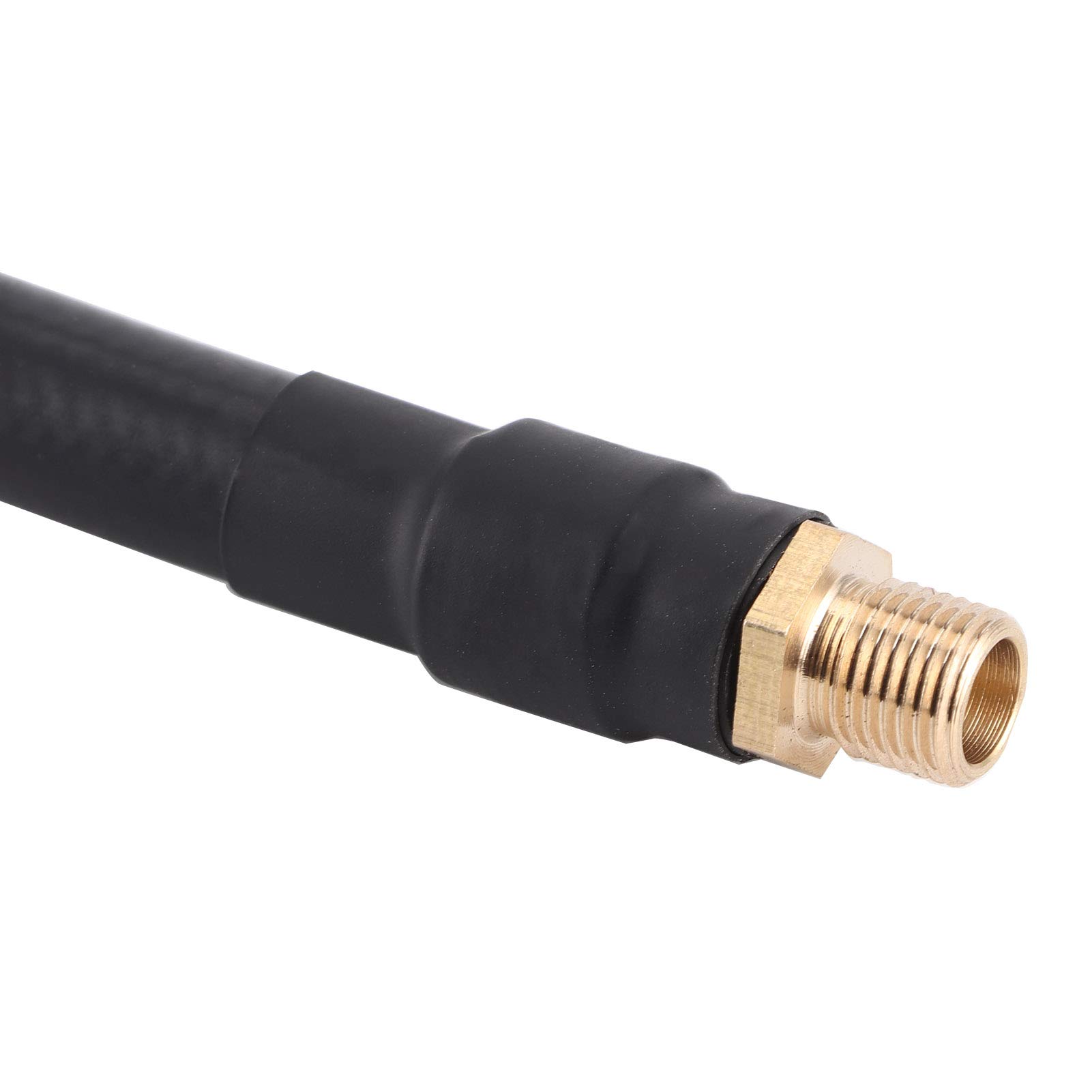 Socobeta Adaptador de manguera de inflador de conector fácil a presión, adaptador de bomba de neumáticos, material de goma, adaptador de manguera de inflado 2 en 1 para válvula inflable francesa