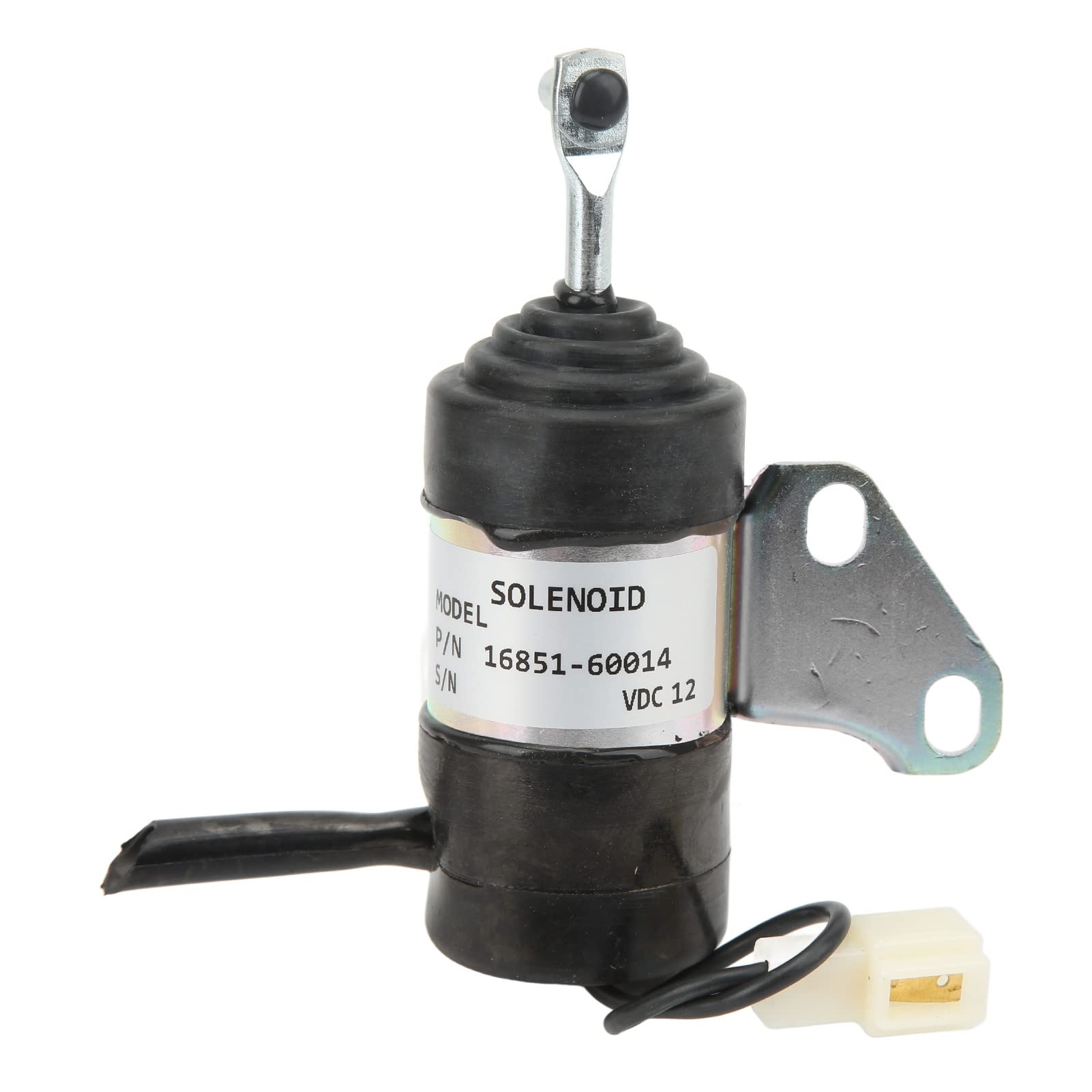 Akozon Solenoide di Spegnimento Carburante, Taglio di Arresto 12VDC in Lega di Alluminio di Alta qualità per Kubota RTV900T RTV900R B7410D BX1500D