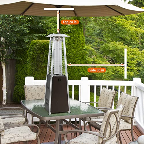Tangkula Portable Patio Heater, 9500 Btu Outdoor Tabletop Heater With Stainless Steel Burner thumb #8