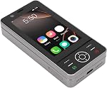 Generic 4G Diapositive Téléphone Compact Design Dual SIM Téléphone portable à écran tactile pour 8.1, Smartphone portable pour les voyageurs (Grey)