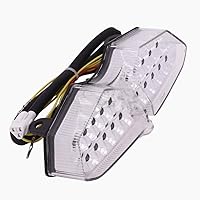 Vista 4 de Luz trasera LED integrada para motocicleta, intermitente de freno para Yamaha YZF R6 2003-2005 YZF R6S 2006-2008 XTZ 1200 2012-2014