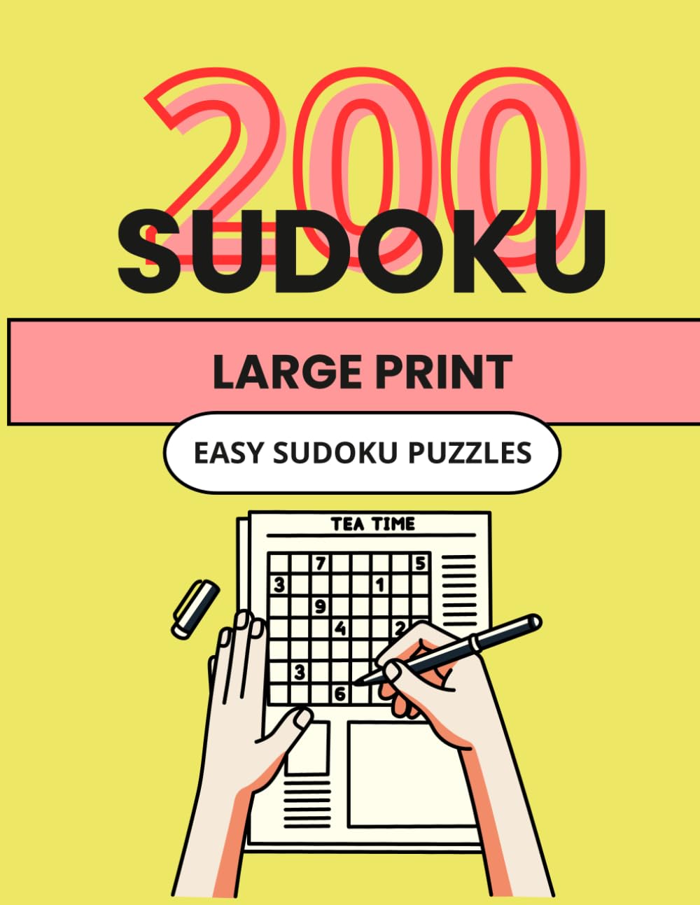 Large Print Sudoku for Adults: easy sudoku puzzle book /sudoku puzzle book with solutions /sudoku for seniors /brain games sudoku/large print puzzle ... Puzzles – Brain Training Games with Solutions